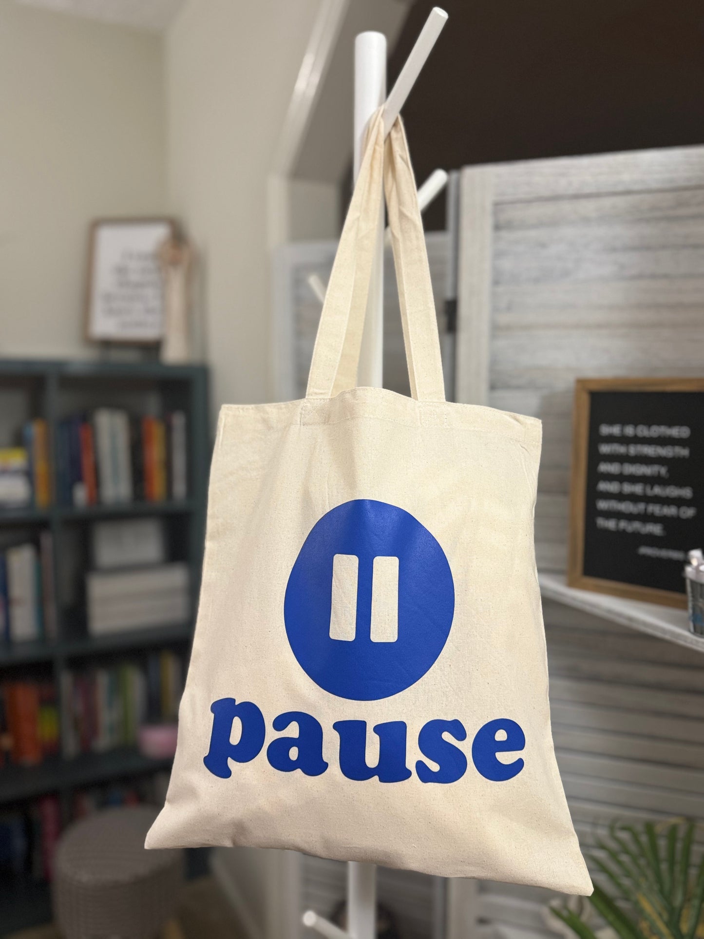 Pause Tote Bag