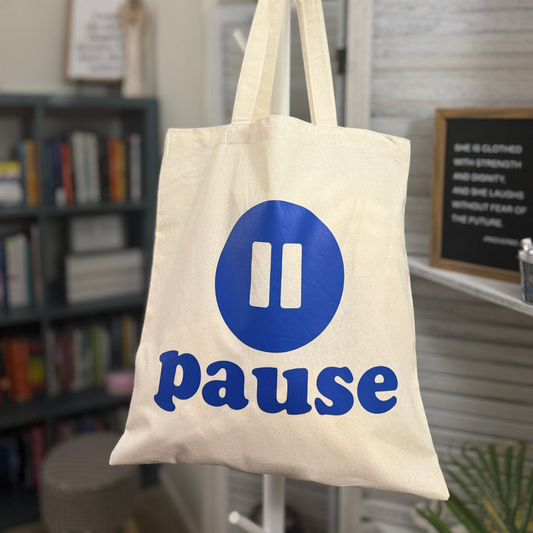 Pause Tote Bag