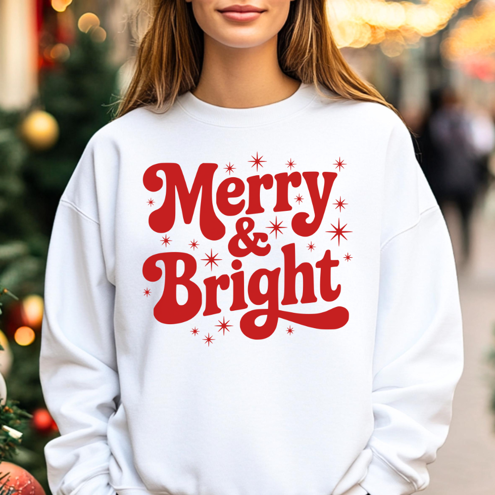 Merry & Bright Crewneck