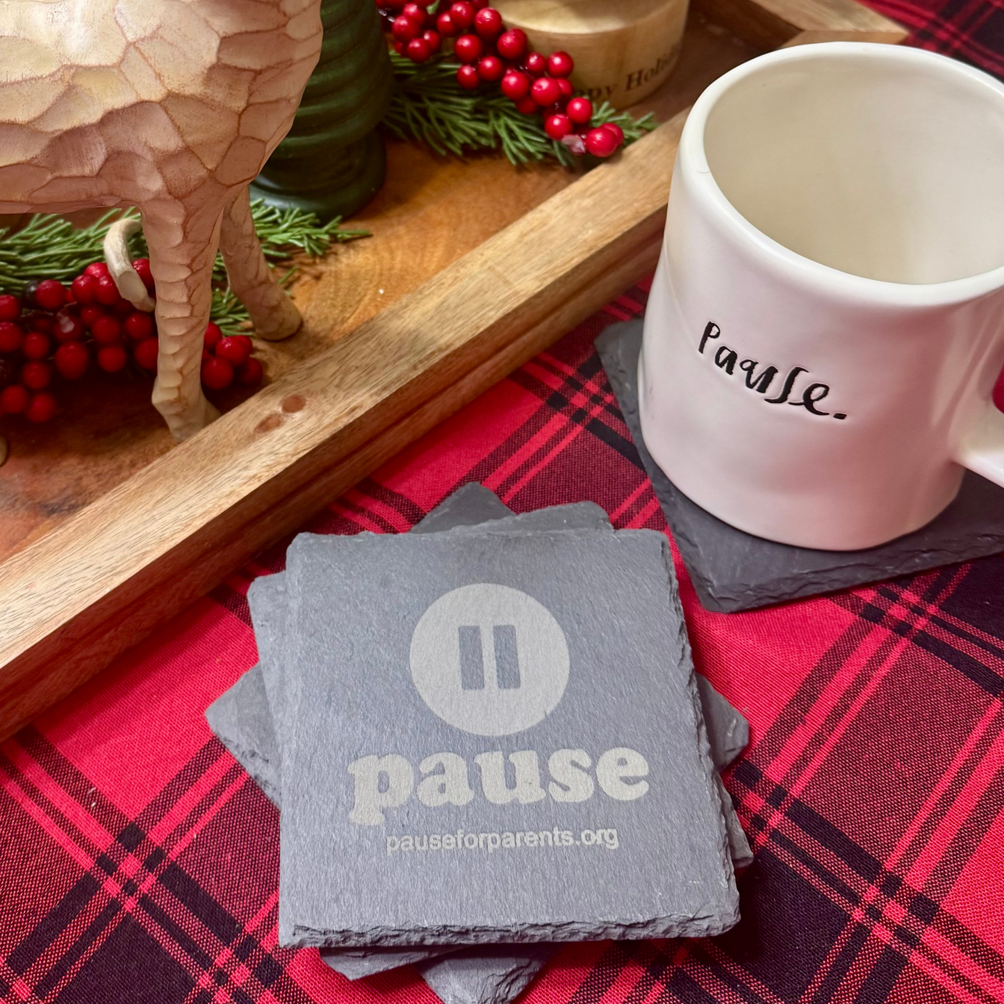 Pause Single Coasters