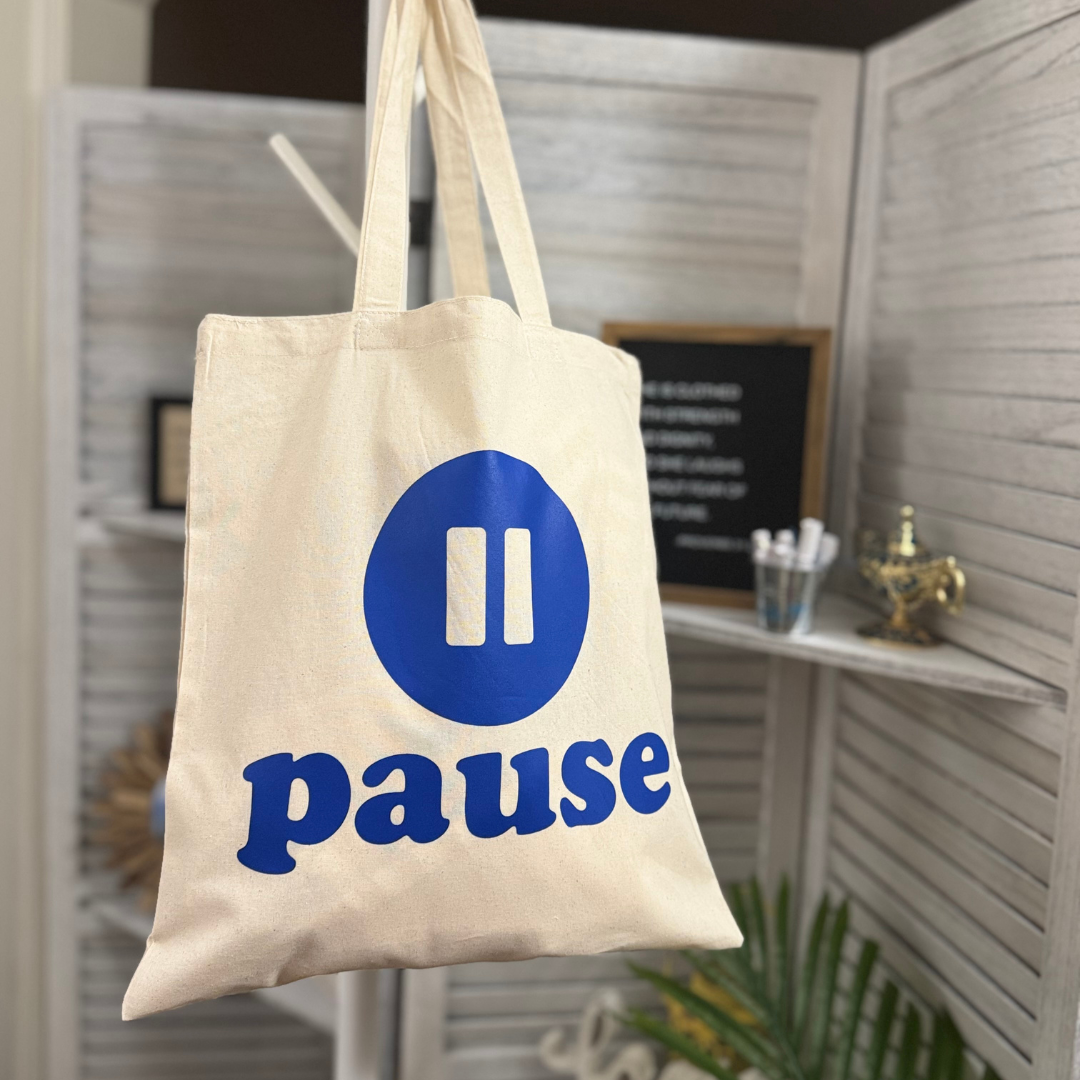 Pause Tote Bag