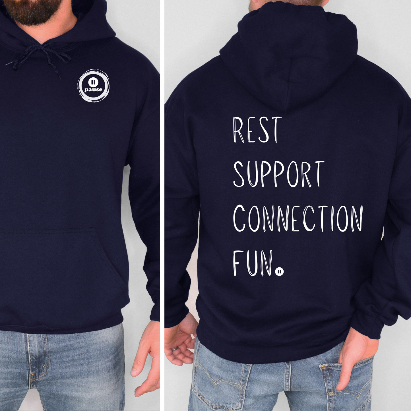 Rest, Support, Connection & Fun Hoodie