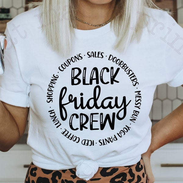 Black Friday Crew Tshirt